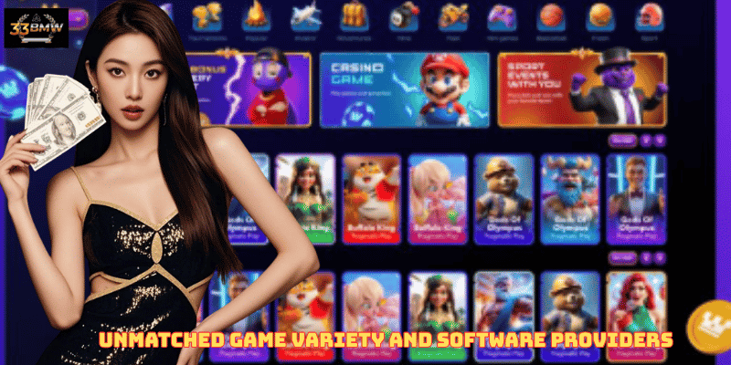 Unmatched Game Variety and Software Providers